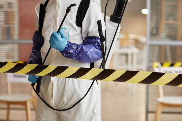 Professional Biohazard Cleanup technician working in Athens, IL